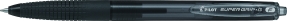 Kuglepen Pilot Super Grip F sort 0,7mm kugle 0,22mm stregbredde BPGG-8R-F-R