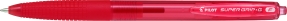 Kuglepen Pilot Super Grip F r&oslash;d 0,7mm kugle 0,22mm stregbredde BPGG-8R-F-R