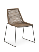 Spisebordsstol/havestol Maui antracit alu/flet