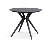 Spisebord/havebord Corfu Ø90 cm antracit alu