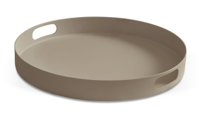 Serveringsbakke Ø45,5 cm stone alu