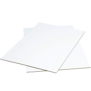 Skiltekarton 50x70cm 570g hvid