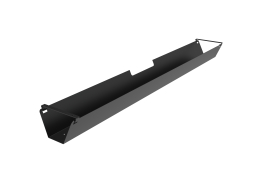 Kabelbakke sort til 160 cm borde vipbar