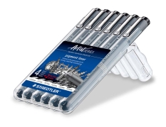 Pigmentliner&nbsp;STAEDTLER&nbsp;sort 0,05/0,1/0,2/0,3/0,5/0,8mm 