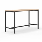 H&oslash;jbord Monik 180x70cm h&oslash;jde 105cm eg med sort stel
