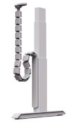 Kabelslange magnetisk alu til els&oslash;jle. H&oslash;jde 174,3 cm.