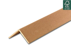 Vinkellister&nbsp;karton&nbsp;brun 50x50x5x2400mm. Incl. Emballagebidrag