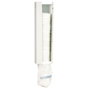 Dispenser hvid plast til opkastningsposer