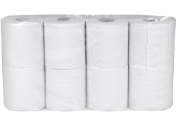 Toiletpapir Careness Classic 2-lags hvid 34,5m 64rul/pak 
** Nu flere meter **