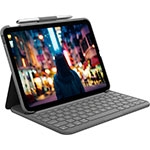 Logitech Slim folio Keyboard iPad gr&aring; 5.,6., 7., & 10. generation