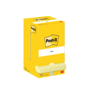Post-it blok 654 gul 76x76mm 100bl 3M 