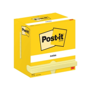 Post-it blok 655 gul 76x127mm 100bl 3M 