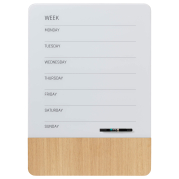 Glass/oak veener week planner 50 x 70 GB