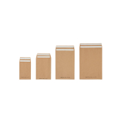Forsendelsesposer papir webpose brun 300x420mm 90g