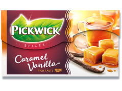 Te Pickwick Vanilla caramel æsk/20 breve