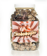 Chokoladekugler m/smag af vanillieknas ds. 1000 gr