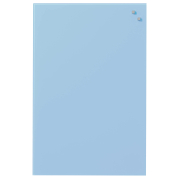 Glass board 40 x 60 cm. Light blue