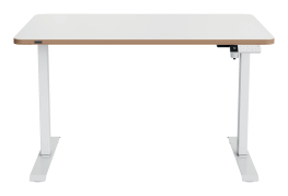 H&aelig;ves&aelig;nkebord Leitz Ergo kompakt elektrisk 140x80 cm hvid