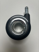 Delta Office hjul bl&oslash;de til h&aring;rde gulve / Med hul krom 