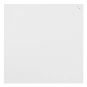 Glass board 100 x 100 cm. PURE White