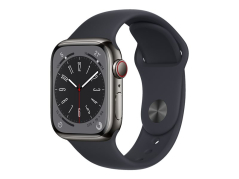 Apple Watch S8 32GB, 41mm grafit rustfr. stål, cellular