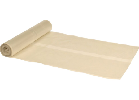 Affaldss&aelig;k 100 liter klar LDPE/g enanvendt 70x110cm 