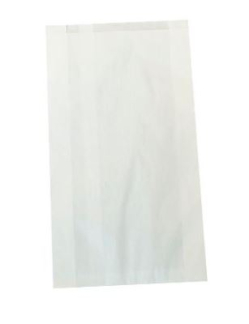 Bagerpose 10 kg 300/(2x45)x520 +20 mm FSC 50 gr Hvid 250 stk. 