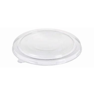 Plastlåg til salatbæger PET klar Ø148mm  6x50 stk.
