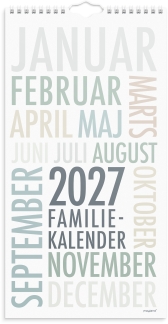Familiekalender TrendArt 2027 - 27066190