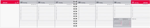 Uge-bordkalender 2027 - 27134000