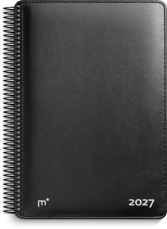 Diplomat ugekalender m/spiral sort kunstskind 2027 - 27194500