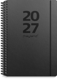 A6 ugekalender tv&aelig;rformat matsort genbrugskarton 2027 - 27201220