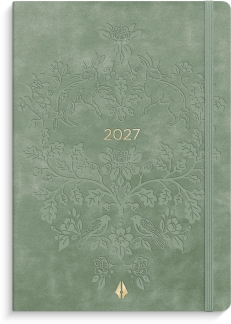 A6 Forma Deluxe ugekalender tv&aelig;rf. gr&oslash;n kunstskind 2027 - 27201420