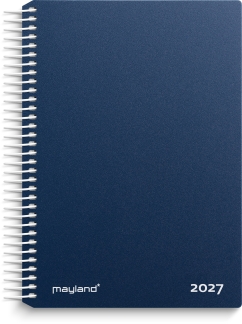 Dagkalender bl&aring; PP-plast 2027 - 27210020