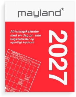 Broderikalender m/split og bagsidetekst 2027 -27241000