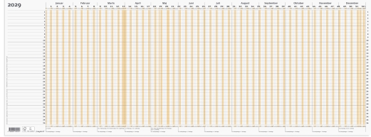 Projekt Planner brun 2029 - 29105000