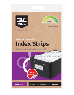 Indexstrips 10x150mm 5 stk