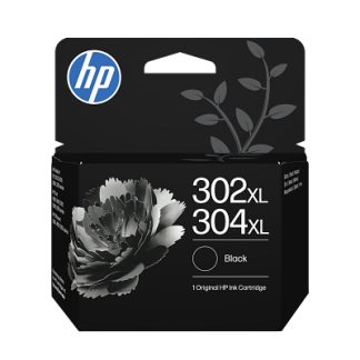Bl&aelig;kpatron HP no. 302XL/304XL sort