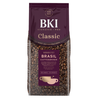 Kaffe BKI Signatur Classic Brasil hele b&oslash;nner 1kg/ps 