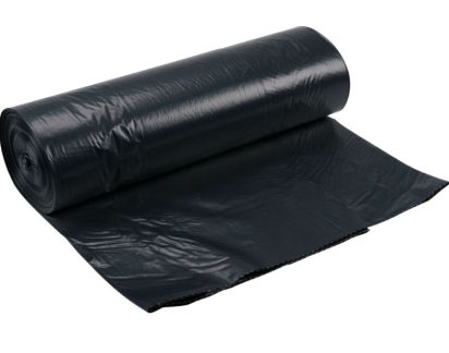 Containersække plastik sort 1240x1510mm 240L / 10 stk/rl 40my