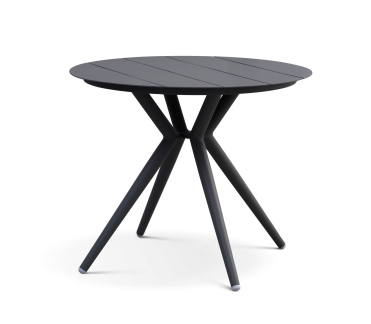 Spisebord/havebord Corfu Ø90 cm antracit alu