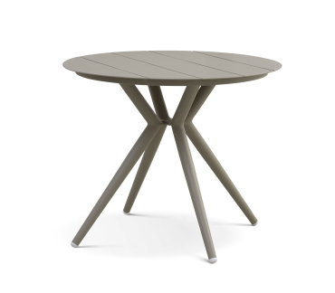 Spisebord/havebord Corfu Ø90 cm stone alu