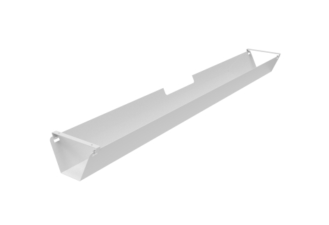 Kabelbakke hvid til 160 cm borde vipbar
