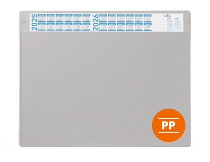 Skriveunderlag 650x480 mm med kalender og overflade pp 