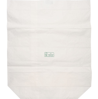 Papirs&aelig;k, 1-lags, 60 l, hvid, papir, 55x67cm, v&aring;dst&aelig;rk
