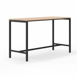 H&oslash;jbord Monik 180x70cm h&oslash;jde 105cm eg med sort stel