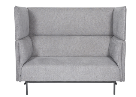 Loungesofa Qubic med gr&aring; stof