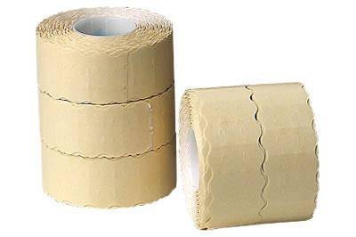 Prisetiket hvide neutral 29x28 mm lim perm. rl/1000 stk t/ Meto XL