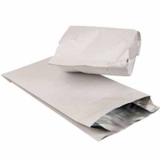 Grillpose 160x65x310+20mm kraft med aluminium hvid 250 stk. 