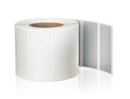 Etiketter termo polyester s&oslash;lv TT 60,3x25,4 mm permanent 1000 stk.  